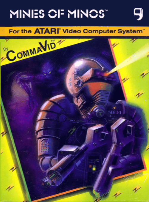 Mines of Minos box art for Atari 2600